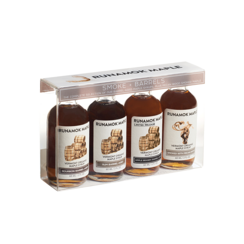 Runamok Smoke + Barrel Maple Syrup Pack 4 x 60ml